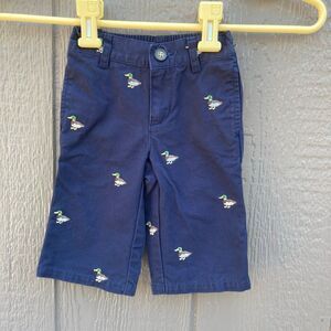 Janie and Jack navy Pants Ducks 2008 Flight School Collection baby boy size 3-6M
